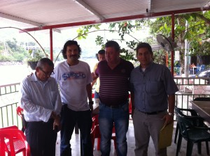 Con Uriel Arango, Luis Carlos Arenales-Directivos de SIMATOL