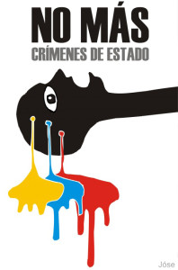 Caricatura Colombia crimenes-de-estado